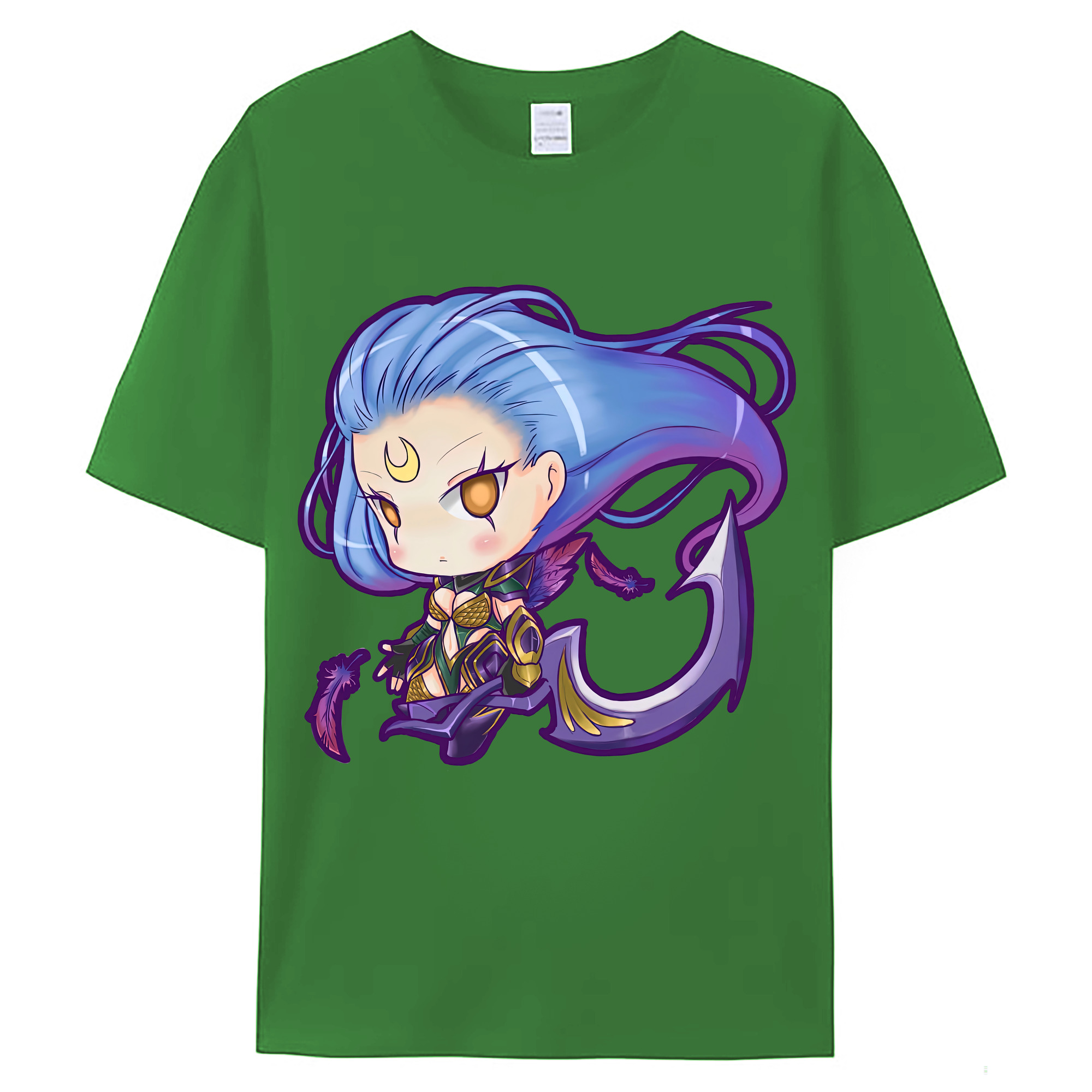 （画像用） リーグ・オブ・レジェンド League of Legends LOL レディースカジュアルプリントTシャツ（綿100％）